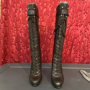 Nine West lace up boots sz 7